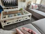 Te koop Glazen blad salon tafel, Huis en Inrichting, Tafels | Salontafels, Ophalen, Gebruikt, 100 tot 150 cm, Glas