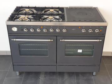 Luxe Fornuis Boretti 120cm antraciet Coupe De Feu beschikbaar voor biedingen