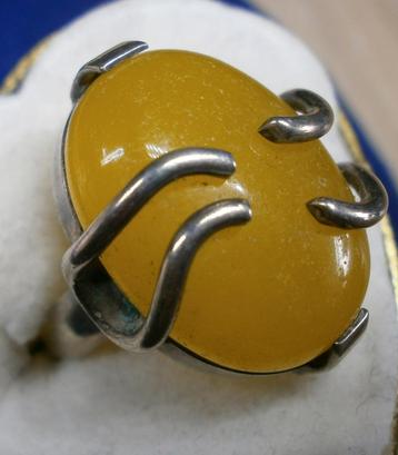 Agaat design ring zilver 925 groot ring zeldzaam design  beschikbaar voor biedingen
