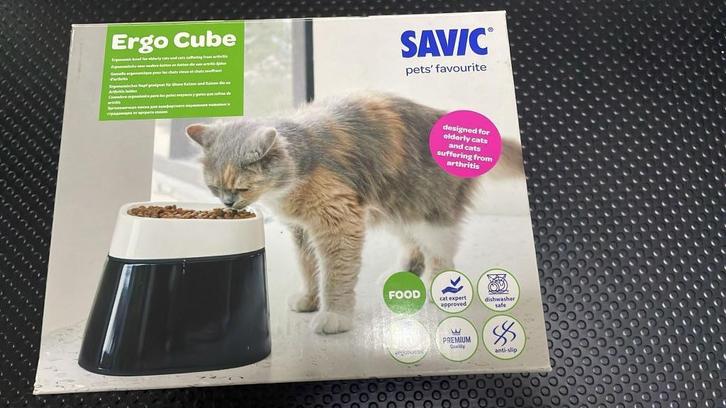 Ergonomische voerbak, Dieren en Toebehoren, Kattenvoerbakken en Drinkbakken, Nieuw, Ophalen