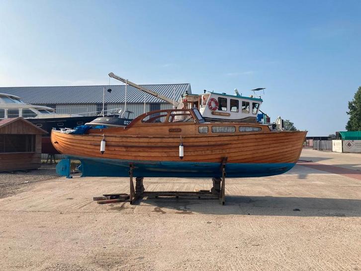 Houten Kajuit sloep, Watersport en Boten, Bootonderdelen, Motor en Techniek, Motorboot, Ophalen