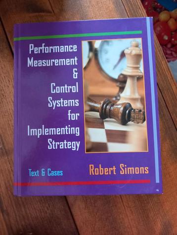Performance Measurement & control systems for implementing s beschikbaar voor biedingen