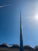 Antennemast 7.50 mtr. lengte,  50 mm, dia. top. 32 mm dia., Ophalen, Gebruikt, Mast