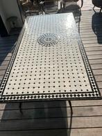 Marrokkaanse mozaïek tafel 200 bij 100 cm, Huis en Inrichting, Tafels | Eettafels, 200 cm of meer, 50 tot 100 cm, Zo goed als nieuw
