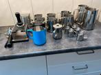 Joe Frex Barista set melkkan, opschuimkan, espresso kannetje, Ophalen of Verzenden, Gebruikt
