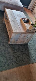 Steigerhouten salontafel - robuust en uniek!, Huis en Inrichting, Tafels | Salontafels, Ophalen, Gebruikt, 50 tot 100 cm, 50 tot 100 cm