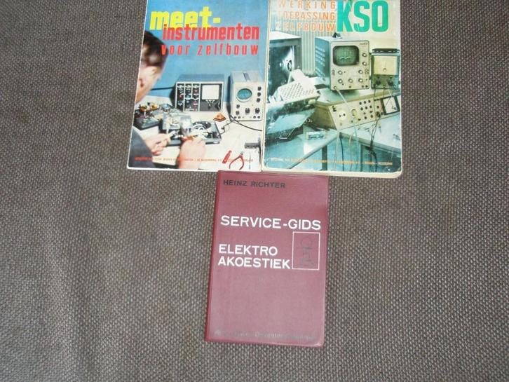 Elektronica meettechniek, 3 boeken, Doe-het-zelf en Verbouw, Meetapparatuur, Gebruikt, Ophalen of Verzenden