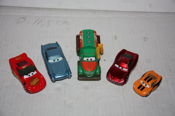 Model-auto's van CARS de Film 5 stuks, Hobby en Vrije tijd, Modelauto's | Overige schalen, Zo goed als nieuw, Auto, Verzenden
