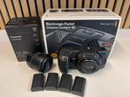 Blackmagic Pocket Cinema Camera 4K + lens, Audio, Tv en Foto, Videocamera's Digitaal, Overige merken, Overige soorten, Zo goed als nieuw