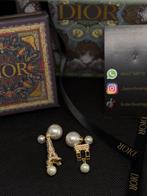 CHRISTIAN DIOR OORBELLEN EARRINGS CD, Sieraden, Tassen en Uiterlijk, Oorbellen, Verzenden, Zo goed als nieuw, Goud, Overige materialen