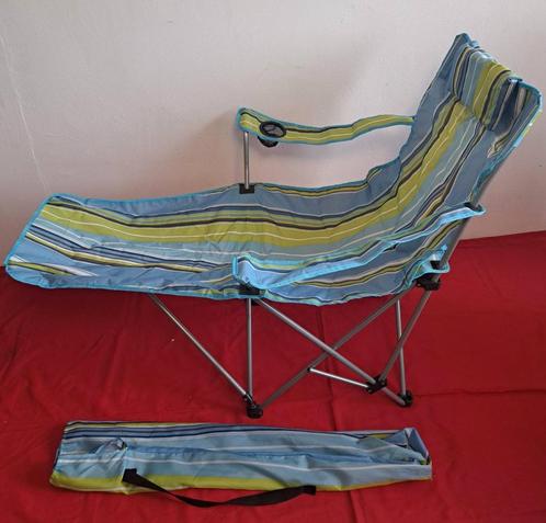 Ligstoelen strandstoel, opklapbaar 
buiten tuin siesta opkla, Tuin en Terras, Ligbedden, Zo goed als nieuw, Ophalen