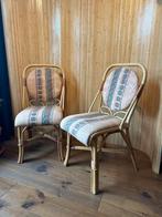 2 Rotan Bamboe Boho Stoelen, Antiek en Kunst, Ophalen of Verzenden