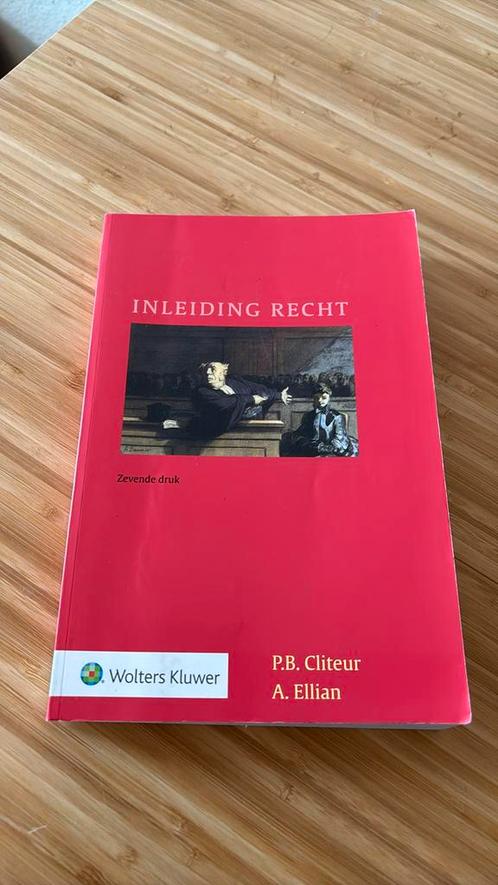 P.B. Cliteur - Inleiding Recht, Boeken, Wetenschap, Gelezen, Ophalen of Verzenden