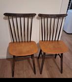 Twee designstoelen in Pastoe / Tapiovaara stijl - 1960 's, Ophalen, Zo goed als nieuw, Twee