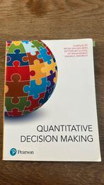 Quantative decision making., Ophalen of Verzenden, Beta, Zo goed als nieuw, WO