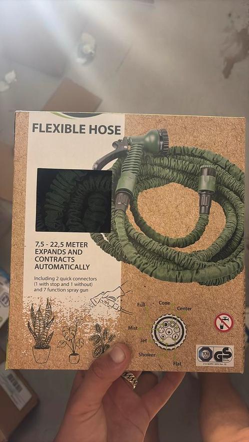 Flexibele tuinslang - nieuw in de doos, Tuin en Terras, Tuinslangen, Nieuw, Tuinslang, Ophalen of Verzenden