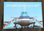 Oude kaart van de KLM een jaar om trots op te zijn, Ophalen of Verzenden, Gelopen, Voertuig