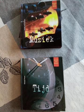 2 boekjes thema's voor tieners. Muziek en Tijd. Nieuw beschikbaar voor biedingen