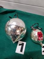 -	Kerstballen vintage retro glas, Ophalen of Verzenden
