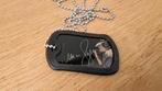 Michael Jackson Gesigneerde Dogtag, Verzamelen, Muziek, Artiesten en Beroemdheden, Ophalen of Verzenden, Gebruikt, Gebruiksvoorwerp