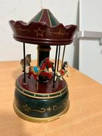 Vintage Houten Muziekdoos Carrousel, Antiek en Kunst, Curiosa en Brocante, Ophalen of Verzenden
