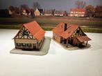 Boerderij met schuur N spoor modeltrein 1:160, Hobby en Vrije tijd, Modeltreinen | N-Spoor, Ophalen of Verzenden, Gebruikt, Brug, Tunnel of Gebouw