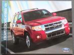 Ford Escape & Hybrid 2009 Brochure, Verzenden, Zo goed als nieuw, Ford