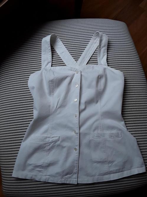 Part Two topje wit 36, Kleding | Dames, Tops, Zo goed als nieuw, Maat 36 (S), Wit, Zonder mouw, Ophalen of Verzenden