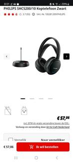 ZGAN Philips SHC5200 FM draadloze koptelefoon, Ophalen, Philips, Zo goed als nieuw, Over oor (circumaural)