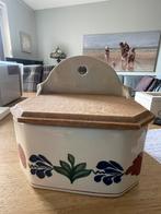 Boerenbont zoutpot, Huis en Inrichting, Keuken | Servies, Ophalen, Overige typen, Zo goed als nieuw, Aardewerk