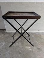 Teakhout sidetable, Huis en Inrichting, Tafels | Sidetables, Ophalen, Teakhout, Zo goed als nieuw, 25 tot 50 cm