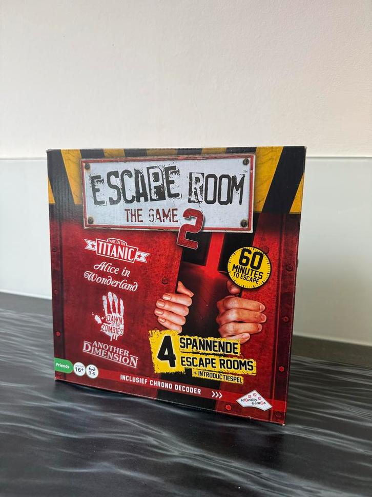 Escape Room The Game 2 - 4 Avonturen, Hobby en Vrije tijd, Gezelschapsspellen | Bordspellen, Nieuw, Drie of vier spelers, Ophalen of Verzenden