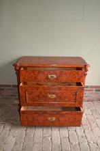Prachtige antieke mahonie houten ladekast, dressoir commode, Verzenden