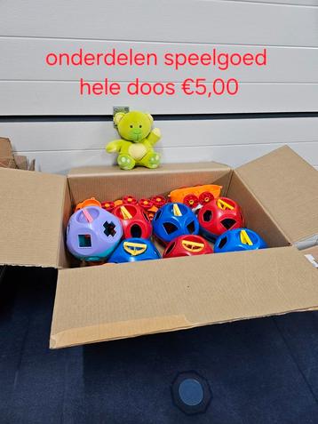 Tupperware onderdelen speelgoed hele doos €5,00