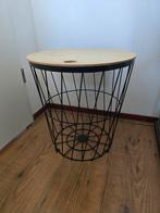 Mand/Tafel - Opberger in prima staat!, Minder dan 45 cm, Minder dan 55 cm, Gebruikt, Rond