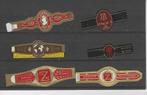 Klassiek lot 8   DIVERSE sigarenbandjes, Ophalen, Gebruikt, Sigarenbandjes
