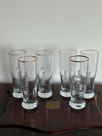 Vintage Hertog Jan Bierglazen - Set van 6 beschikbaar voor biedingen