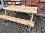 Nieuwe picknicktafels OP IS OP geïmpregneerd 180cm lang, Ophalen, Nieuw, Rechthoekig, Hout