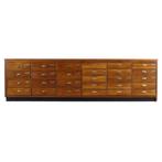 XL vintage apothekerskast toonbank dressoir, 25 tot 50 cm, Gebruikt, Ophalen of Verzenden