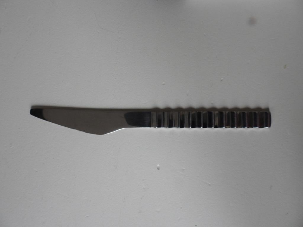 IKEA model Zick Zack dinermes, Ophalen of Verzenden, Gebruikt, Rvs of Chroom, Los bestek