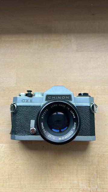 Chinon CX II + Chinon 55mm f/1.7 beschikbaar voor biedingen