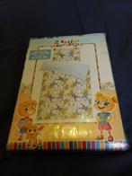 NIEUW dekbedovertrek 100X135 2 kleine kleutertjes, Kinderen en Baby's, Ophalen of Verzenden, Zo goed als nieuw, Jongetje of Meisje