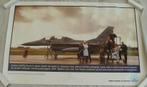 Poster Affiche, Straaljager, F-16A, 63x39cm, KLu, 1990s.(2), Verzamelen, Gebruikt, Deurposter of groter, Rechthoekig Liggend, Ophalen of Verzenden