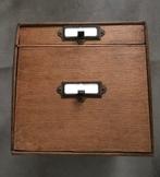 Antiek bureau archiefkastje, Ophalen of Verzenden