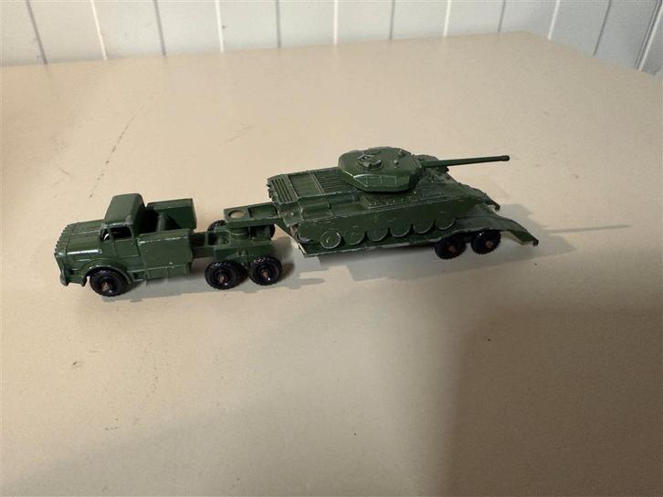 Vintage Matchbox 1959 - Mighty Antar Tank Transporter, Hobby en Vrije tijd, Modelauto's | Overige schalen, Zo goed als nieuw, Auto
