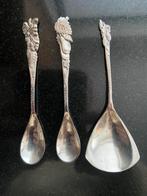 3 Antieke Zilveren Lepeltjes H.Hooijkaas, Antiek en Kunst, Ophalen of Verzenden