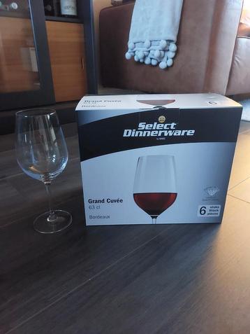 Grand Cuvee Bordeaux Wijnglas - 63 cl - 6 stuks wijnglazen
 beschikbaar voor biedingen