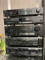 Sony Set - Tuner, CD, MD.Versterker, Dubbel Cassettedeck, Ophalen, Gebruikt, Cassettedeck, Losse componenten