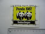 sticker oud Panda 1987 WWF WNF Natuurfonds Beekse bergen, Verzamelen, Stickers, Verzenden, Zo goed als nieuw, Bedrijf of Vereniging