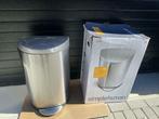 Simplehuman Semi-Round Deluxe Pedaalemmer 40 Liter nieuw, Met pedaal, Nieuw, 40 liter of meer, Ophalen of Verzenden